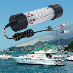 Lampe de pêche 72W LED blanc bleu vert IP68 étanche pour bateau usage marin - Product Image 1