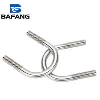 Collier de serrage en U en acier inoxydable ISO Standard 304 316 DIN 3570, collier de serrage pour tuyau, collier de serrage à bride, boulon en U, M6 M8 M10 M12 M16, boulon en U zingué