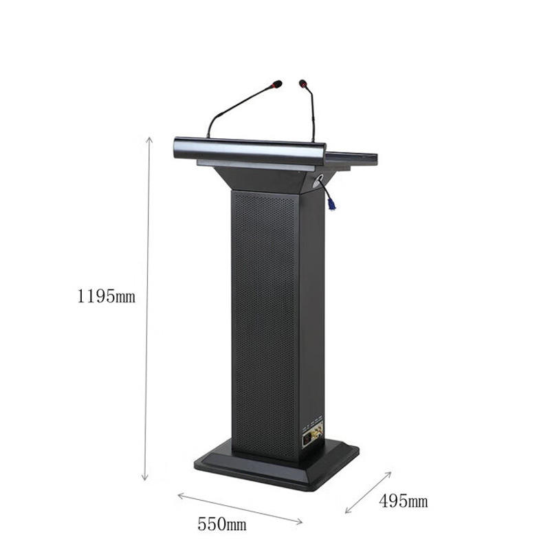 Modern Church Pulpit Digital Podium with Microphone Light
