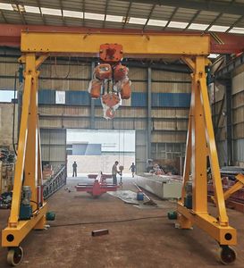 Meilleur prix, meilleure qualité, grue portative à portique 3 tonnes, composants PLC, hauteur de levage 5m - Product Image 4