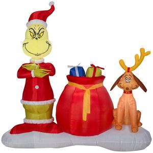 Wholesale Price Custom Gremmy <strong>Grinch</strong> <strong>Inflatable</strong> for Decoration - Product Image 2