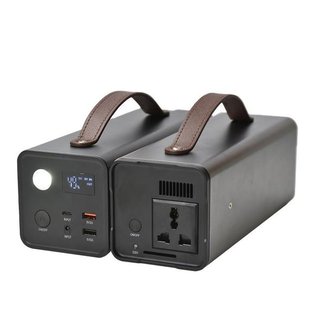 220V Battery Power Station 200W 30400mah(127.7Wh) Portable Laptop Power Bank with AC Charger Led Light
