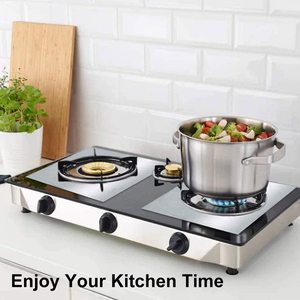 Couvre-cuisinière à gaz Golden Supplier, protections antiadhésives pour brûleurs de cuisinière à gaz, accessoires de cuisine - Product Image 6