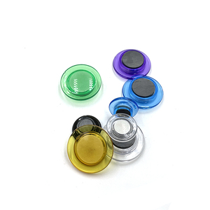 <span class=keywords><strong>Bouton</strong></span> en plastique transparent personnalisé de forme ronde Push Pin aimant pour tableau blanc - Product Image 3