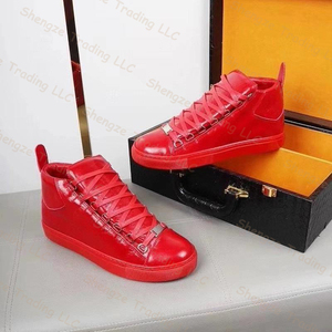 Mocasines de Hombre de Alta Calidad, Diseño de Lujo, de Cuero Plisado, de Caña Baja y Alta, Clásicos, Casuales, de Punta Redonda, Sin Cordones, con Rayas, de Suela Plana - Product Image 3