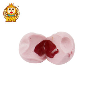 Toptan özel hayvan inek şekli şişe 3D mini yumuşak göz küresi şekil meyveli lezzet sakızlı şeker - Product Image 2