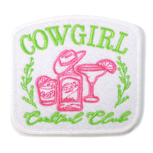 Wholesale Western Cool Moms Hat Iron on <b>Beer</b> Logo Patch Design Embroidery Hat Patches for Clothing - Product Image 4