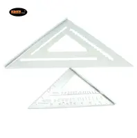 45/90 Degree Triangle Square Ruler 30cm Stainless Steel Right Angle Ruler  Woodworking Try Square for Multiple Purposes Carpenter