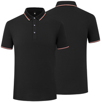 Chemise de travail à manches courtes pour serveurs et serveuses, uniforme de restaurant, chemise à revers, uniforme de personnel de restaurant, polo de golf
