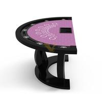 YH 86inch Gute Qualität Poker Tisch Professional Custom Blackjack Tisch Casino Spieltisch mit Cup holder zum Verkauf
