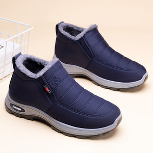 Botas de nieve para mujer, cálidas, con forro polar, impermeables, antideslizantes, para clima frío al aire libre. - Product Image 4