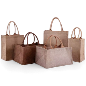 Personalized <strong>Custom</strong> Hand Painted <strong>Jute</strong> <strong>Tote</strong> <strong>Bag</strong> Blank Patchwork Cotton Linen Canvas Shopping Gift <strong>Bag</strong> for DIY <strong>Printing</strong> for Beach - Product Image 4