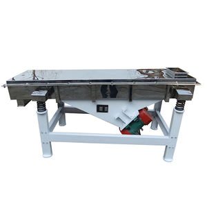 Machine de classification de copeaux de bois à tamis vibrant linéaire rectangulaire industriel, deux moteurs vibrants, acier inoxydable - Product Image 6