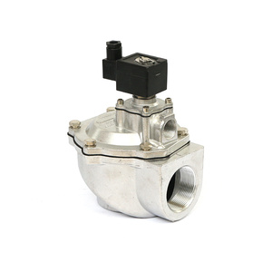 Nhà Máy 1-1/2inch DN20 DN25 DN32 DN40 DN50 220VAC 24V đôi màng chủ đề bên Phải góc Bụi Collector solenoid xung van - Product Image 2