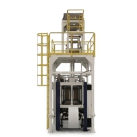 Machine d'emballage secondaire verticale à double ensachage souple en PE sur mesure pour l'emballage de granulés d'engrais en sacs de grande taille