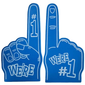 Custom Printing Fans Foam <strong>Fingers</strong> Cheer Gloves We're Number 1 Cheerleading Props Sponge Cheer One <strong>Finger</strong> Gloves Cheerleader Gift - Product Image 5