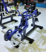 Máquina de remo sentado con carga de placas Brtw para gimnasio comercial, nuevo equipo de fitness y fuerza para configuración de gimnasios, máquinas de selección de carga por pin