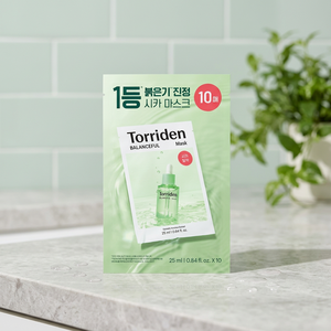 Mascarilla Facial Coreana Torriden Balanceful Cica 25ml x 10 Unidades, Mascarilla Facial Calmante con Cica, Paquete al por Mayor, Mascarilla Facial Hidratante, K-Beauty - Product Image 2