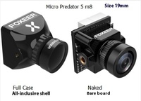 Caméra de course Foxeer Predator 5 avec objectif, latence de 4 ms, Super Flip HS1249, caméra de drone ZLD