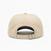 Casquette de baseball non structurée à 5 panneaux avec patch brodé bicolore personnalisé, en coton, directement de l'usine, faible MOQ, certifiée ISO9001, casquette snapback