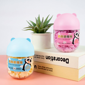 Bouteille pour bébé en PET de 400 ml, motif dessin animé mignon, qualité alimentaire, pot de rangement <span class=keywords><strong>Mickey</strong></span>, récipient personnalisé, imprimé rose, transparent, en plastique, pour bonbons - Product Image 5