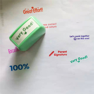 <span class=keywords><strong>Nuovo</strong></span> design timbri di valutazione della scuola colorato motivazionale incoraggiante 5 in 1 auto-inchiostrazione Set di francobolli per insegnanti - Product Image 3