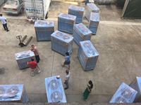 Refroidisseur refroidi par air de capacité de refroidissement de 29154Kcal/h 10 tonnes pour le refroidissement en plastique de machines de moulage par injection