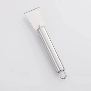 Stainless Steel <b>Cleaning</b> Spatula Round Head Kitchen Grease <b>Scraper</b> Multi Purpose Tool - Product Image 3