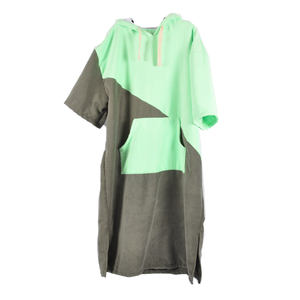 Stock Microfibra Cambio de playa Bata Traje de neopreno Cambio de Poncho Toalla con capucha Bata Surf Poncho Ropa deportiva Rectángulo Impreso - Product Image 6