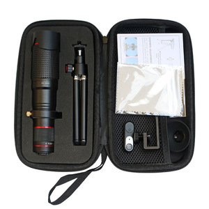 Trípode para Cámara de Teléfono Inteligente, Lente Telescópica Móvil con <span class=keywords><strong>Zoom</strong></span> Óptico de 36X, Color Negro, con Bolsa Portátil - Product Image 5