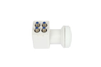 Récepteur satellite numérique quad YHQ8A à gain élevé, double sortie, bande Ku, étanche