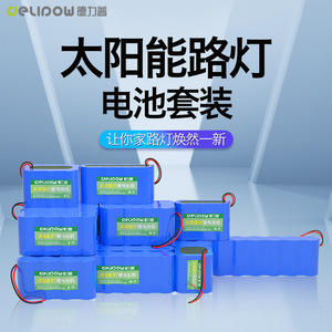 แบตเตอรี่ลิเธียม Delipom Solar Light 12V 32650 LiFePO4 สำหรับเก็บพลังงานไฟถนน - Product Image 3