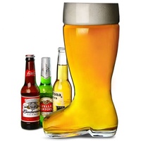 Jarra de Cerveza Gigante de Vidrio de 5 Pintas / 3 Litros