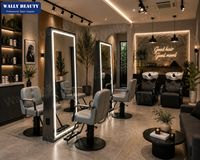 Miroir de coiffure double face de luxe moderne, mobilier de salon