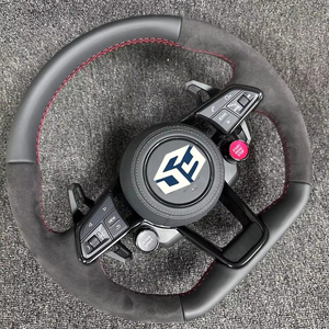 Volante de Fibra de Carbono de Alta Calidad para <span class=keywords><strong>Audi</strong></span> A3 A4 A5 A6 A7 Q3 <span class=keywords><strong>Q4</strong></span> Q5 Q7 RS3 RS4 RS5 RS6 RS7 S3 S4 S5 - Product Image 1