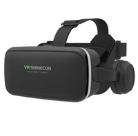 Lunettes VR 3D SHINECON pour téléphones intelligents IOS et Android de 4,5 à 6,0 pouces, WiFi FPV Drone, accessoires de jeu de réalité virtuelle