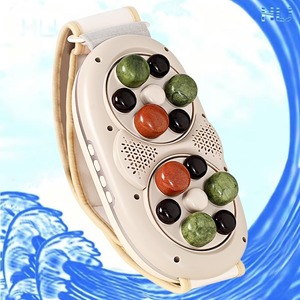 Masajeador Abdominal Bianstone con Calor Eléctrico, Amasamiento Automático Completo, Fisioterapia Infrarroja para la Cintura, Color Beige - Product Image 3