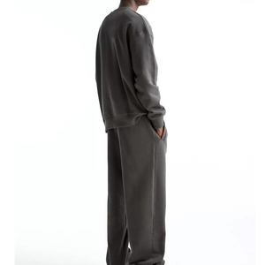Cheap Price <b>Sweatpants</b> <b>Set</b> for Men High Quality Wholesale Cotton Fleece Casual Wear Sweat Suit Full Length Winter Sweat Suit - Product Image 4
