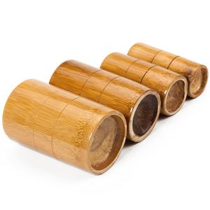 Ventouses en bois traditionnelles chinoises en bambou hijama ensembles de ventouses en bambou pot à ventouses en bambou avec 5 choix de taille - Product Image 5