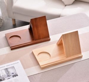 डेस्क घर या स्कूल फर्नीचर बिस्तर के उपयोग पर पढ़ने के लिए कप धारक के साथ छोटे से चित्रित लकड़ी के अनुकूलित आकार बुक स्टैंड - Product Image 4