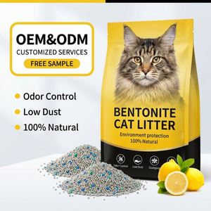 Premium Eco-Friendly Biodegradable Flushable <b>Ball</b> Shape Strong Clumping Dust-Free Easy Clean <b>Clay</b> Bentonite Cat Litter - Product Image 1