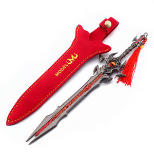 Vente chaude mondiale marchandises Style chinois Shuruo épée 22cm avancé tout métal artisanat Halloween jour des morts cadeau décoration - Product Image 1