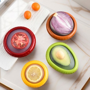 Wholesale 24 Piece Fridge Garlic Onions Lemons <b>Potato</b> Avocado Saver Tomato Holder Reusable Plastic Airtight Eco-Friendly Storage - Product Image 6