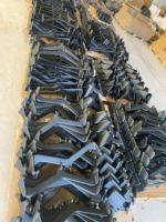 Accessoires de fitness pour la gym : Barres de triceps en acier, poignées d'entraînement de force, accessoires de tirage à cordon, entraînement du dos, robustes, en PC