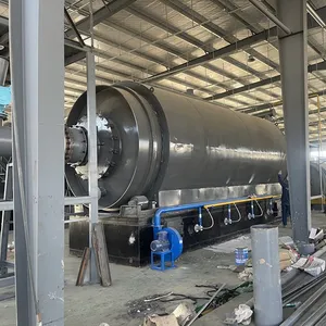 Waste Tyre Recycling Production Line tire Pyrolysis Plant For Sale
