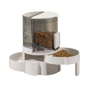 Offre Spéciale automatique chat chien mangeoire rotative stockage gravité distributeur d'eau pour animaux de compagnie pour petits animaux de compagnie moyens chien chiot chaton