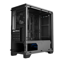 GAMEMAX High-End Silent Noise Killing MicroATX/ITX Gaming PC Cabinet Mid Tower Audio Front Port Metal Plastic Case 12cm Fan