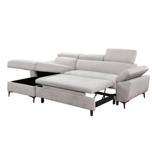 Canapé en L modulaire gris turc Promo canapé-lit sectionnel lit convertible pivotant Design moderne inclinable pour hôtels salon - Product Image 6