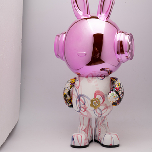 Bring Destiny <span class=keywords><strong>lapin</strong></span> fabrication d'usine de fibre de verre Electroplate BearBrick décoration de la <span class=keywords><strong>maison</strong></span> Statue Kaw Figure Sculpture décoration de la <span class=keywords><strong>maison</strong></span> - Product Image 2