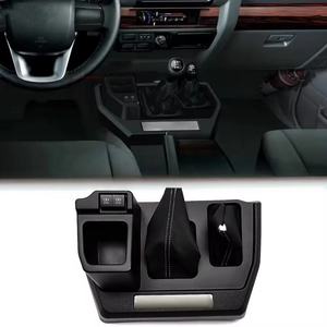 Boîte de Console <span class=keywords><strong>centrale</strong></span> intérieure de voiture YBJ pour Toyota Land Cruiser série 70 LC70 <span class=keywords><strong>76</strong></span> 78 FJ79 70e anniversaire LC79 étui en cuir - Product Image 6